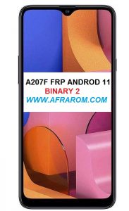 Samsung A207F FRP ANDROID 11 BINARY 2