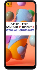 Samsung A115F FRP ANDROID 11 BINARY 2